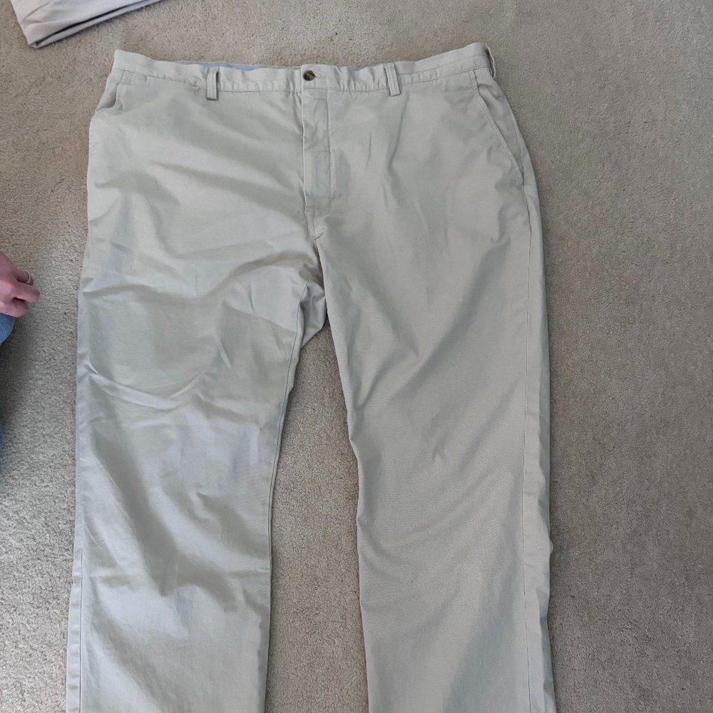 Men's Polo Chinos Pants/Stone 44x32
